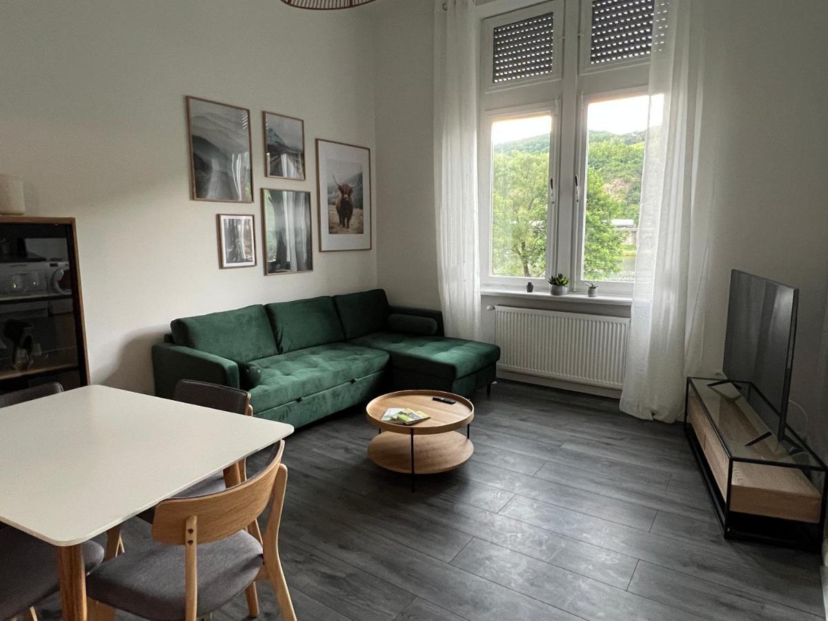 Direkter Moselblick I Altbau I 4 Personen I Terrasse Lejlighed Sankt Aldegund Eksteriør billede